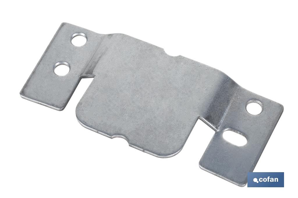 CHAPA ANCLAJE ZINCADA 100 X 47 MM