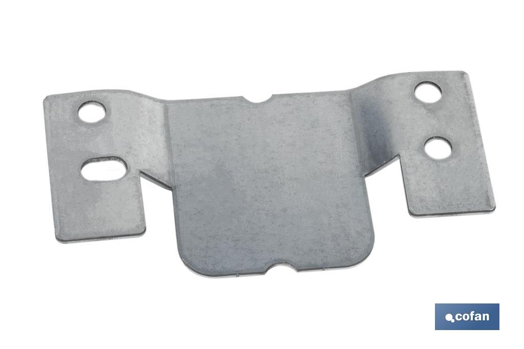 CHAPA ANCLAJE ZINCADA 100 X 47 MM