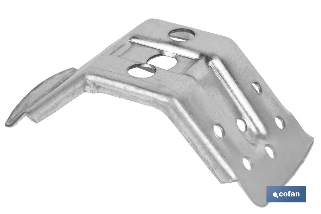 ESCUADRA DE MESA CON REFUERZO 60 MM VENTA UNITARIA