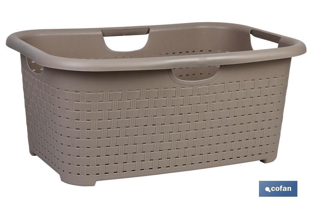 CESTA MULTIUSOS GRIS 59 X 38 X 26 CM