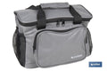 NEVERA TEXTIL PORTÁTIL MULTIBOLSILLOS COLOR GRIS OSCURO 15 L
