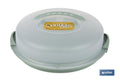 TARTERA REDONDA VERDE OPACA PAVLOVA CON ASAS Ø34,5 X 11 CM