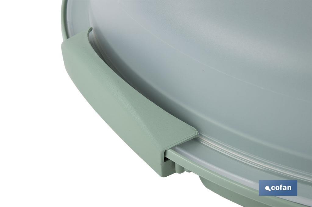 TARTERA REDONDA VERDE OPACA PAVLOVA CON ASAS Ø34,5 X 11 CM venta unitaria
