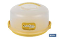 TARTERA REDONDA AMARILLA OPACA PAVLOVA CON ASAS Ø34,5 X 18,5 CM venta unitaria