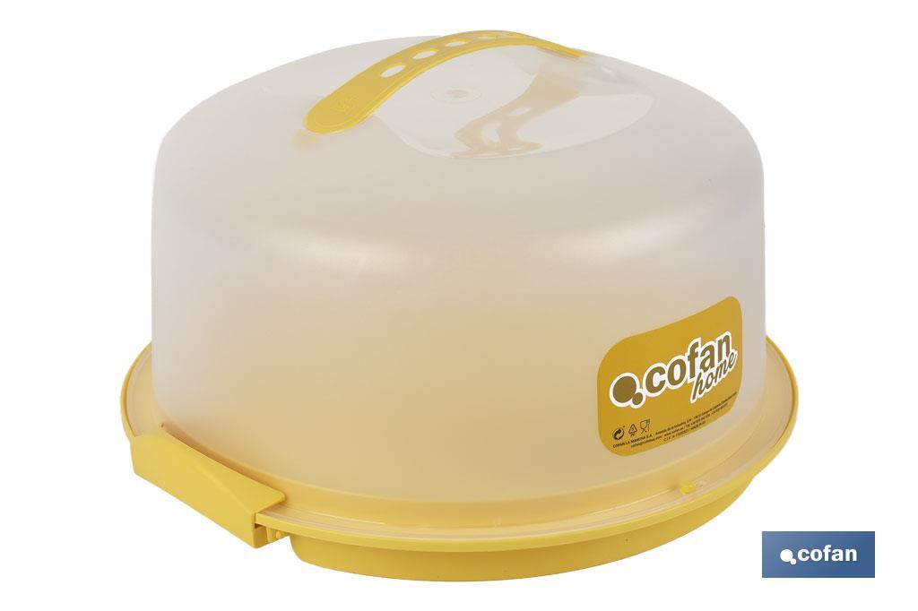 TARTERA REDONDA AMARILLA OPACA PAVLOVA CON ASAS Ø34,5 X 18,5 CM venta unitaria