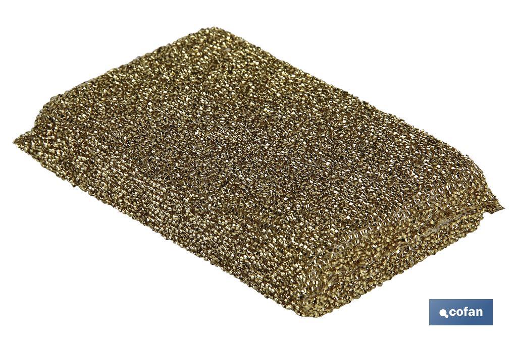 PACK DE 2 MULTIESPONJAS COLOR ORO Y PLATA venta unitaria