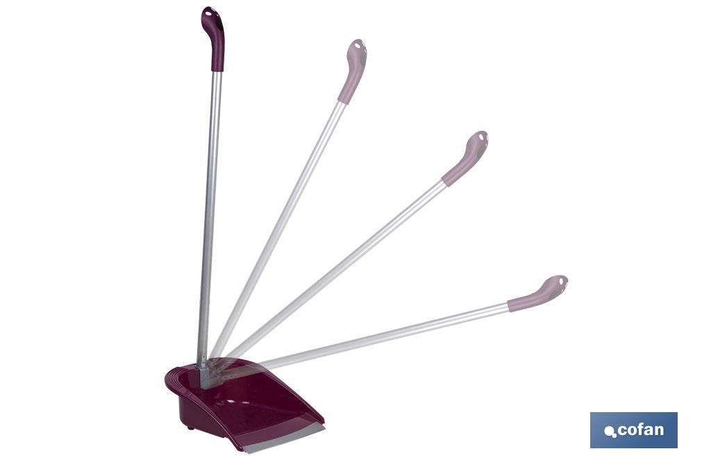 RECOGEDOR ABATIBLE MORADO