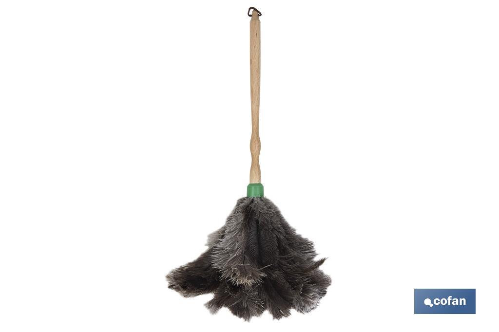 PLUMERO DE PLUMA DE AVESTRUZ 54cm