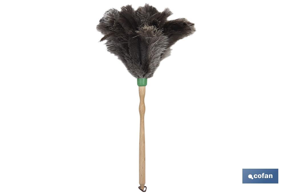 PLUMERO DE PLUMA DE AVESTRUZ 54cm