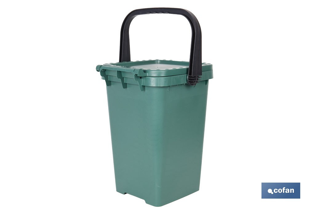 CONTENEDOR VERDE PARA VIDRIO 25L.