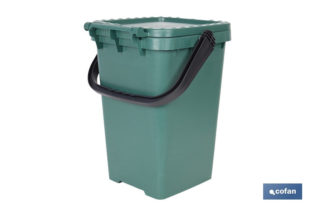 CONTENEDOR VERDE PARA VIDRIO 25L.