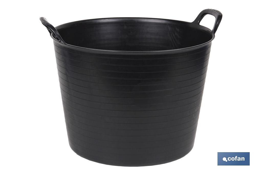 CAPAZO NEGRO RECICLADO 42 L 48.5 X 45 X 38 CM venta unitaria