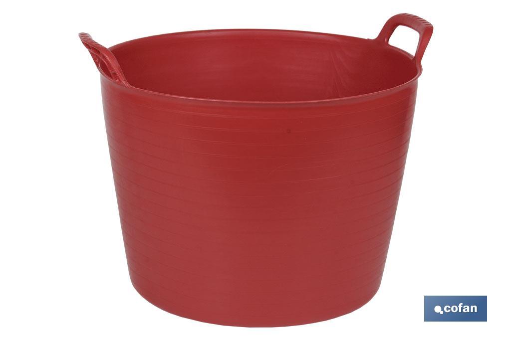 CAPAZO 42 L ROJO 48.5 X 45 X 38 CM venta unitaria