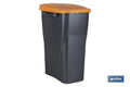 CUBO DE BASURA PARA RECICLAR 15 LITROS COLOR NARANJA 20 X 31 X 42 CM