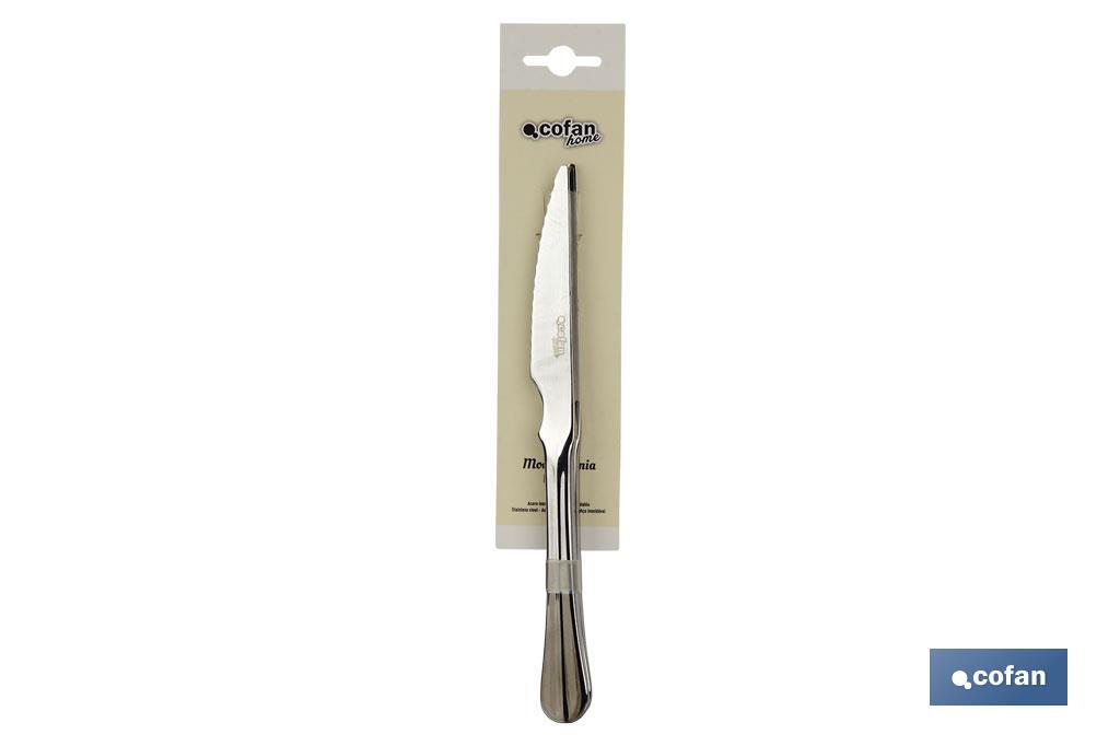 CAJA 12uds CUCHILLO DE CARNE INOX C-18/0 MODELO BOLONIA 10 mm