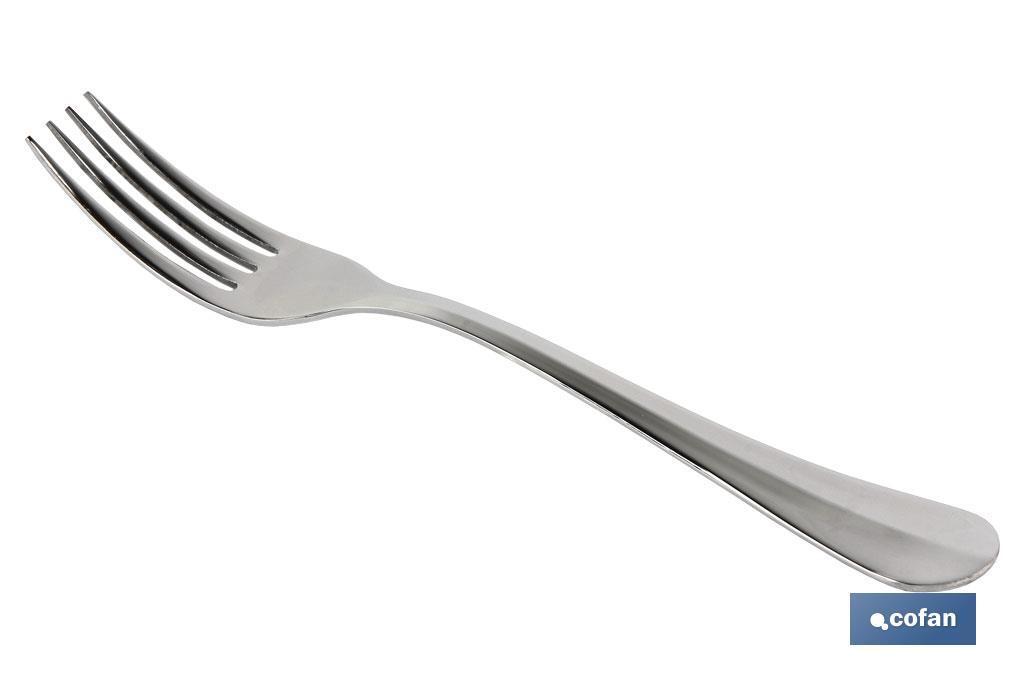 BL 2uds TENEDOR DE MESA INOX C-18/0 MODELO BOLONIA 2 mm