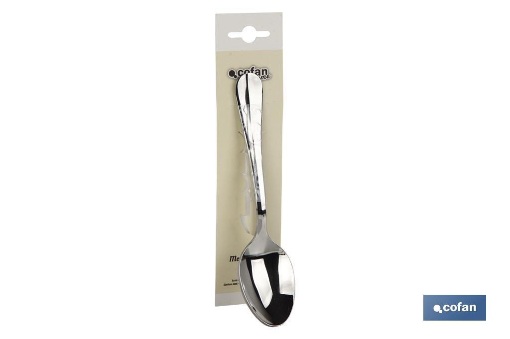 BL 2uds CUCHARA DE POSTRE INOX C-18/0 MODELO BOLONIA 1.5 mm