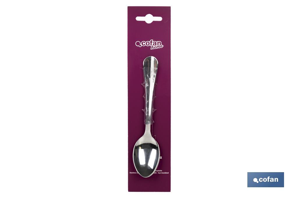 BL 3uds CUCHARA DE TE INOX C-18/0 MODELO BOLONIA 1.2 mm