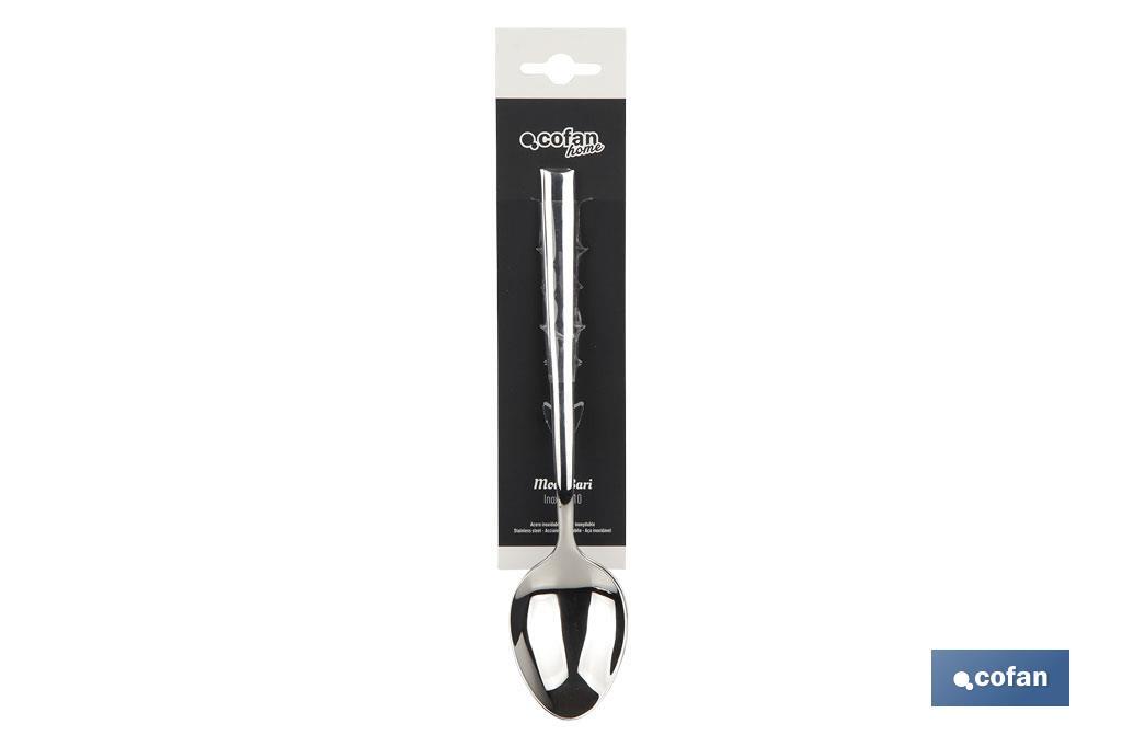 BL 2uds CUCHARA DE MESA INOX C-18/10 MODELO BARI 2,5 mm
