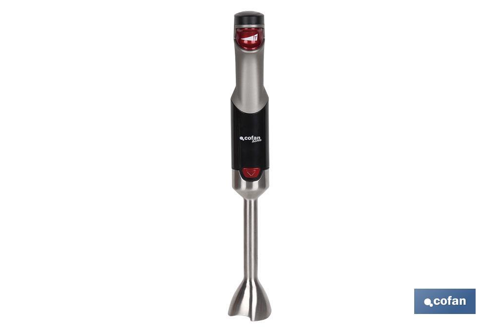 BATIDORA DE MANO ELÉCTRICA CON ACCESORIO BATIDOR Y VASO MEZCLADOR 800W
