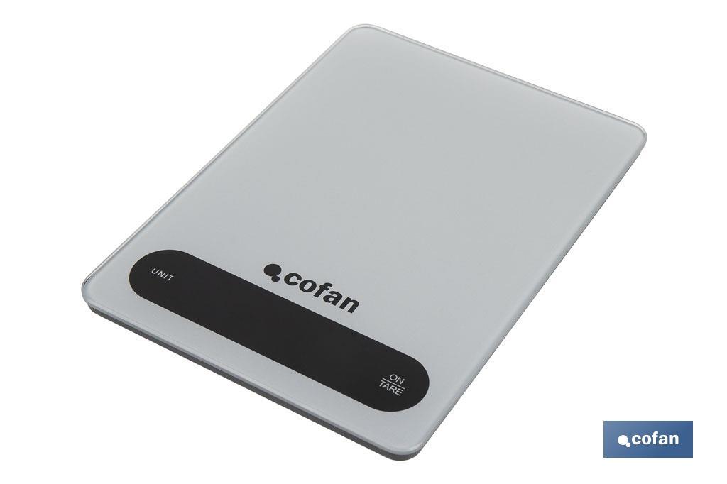 BÁSCULA DE COCINA DIGITAL 10 KG COLOR GRIS