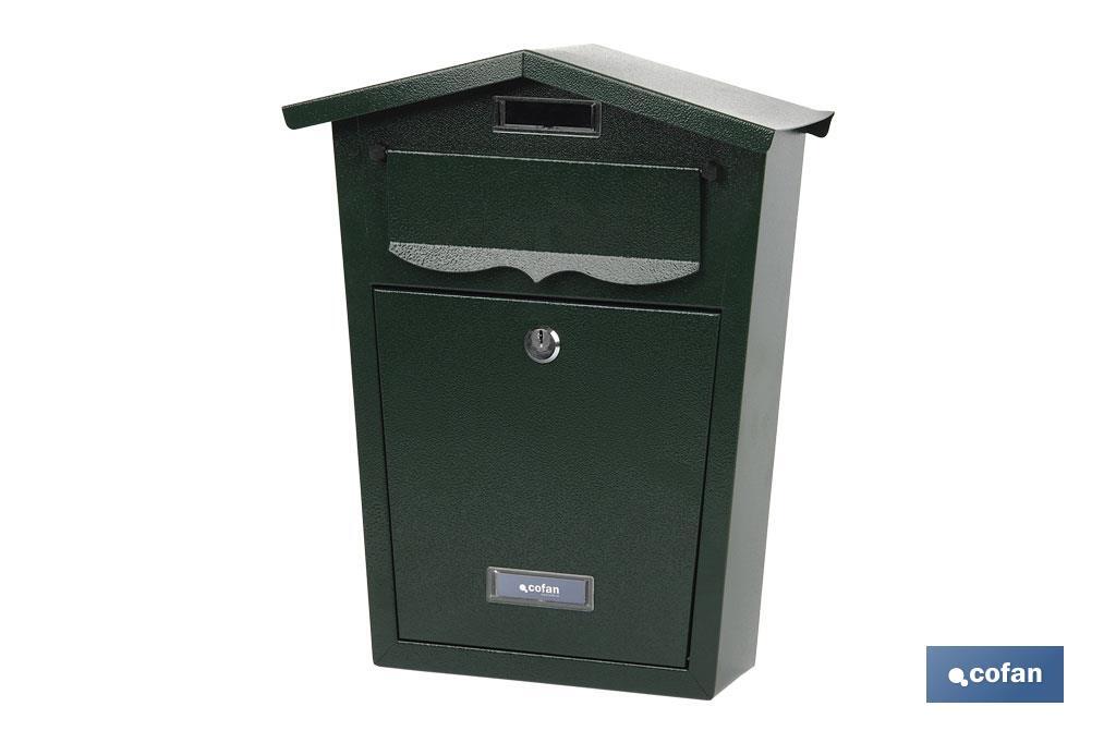 BUZÓN CORREO EXTERIOR BLANCO MODELO GARDEN 360x290x105mm