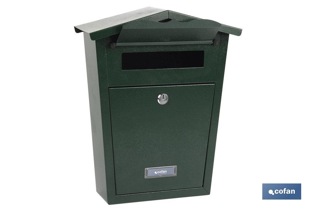 BUZÓN CORREO EXTERIOR BLANCO MODELO GARDEN 360x290x105mm