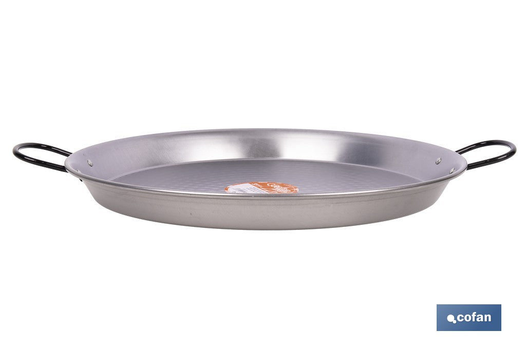 PAELLERA ACERO PULIDA Ø30cm