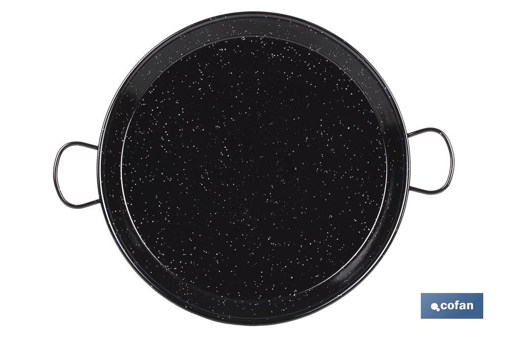 PAELLERA ACERO ESMALTADA Ø34cm