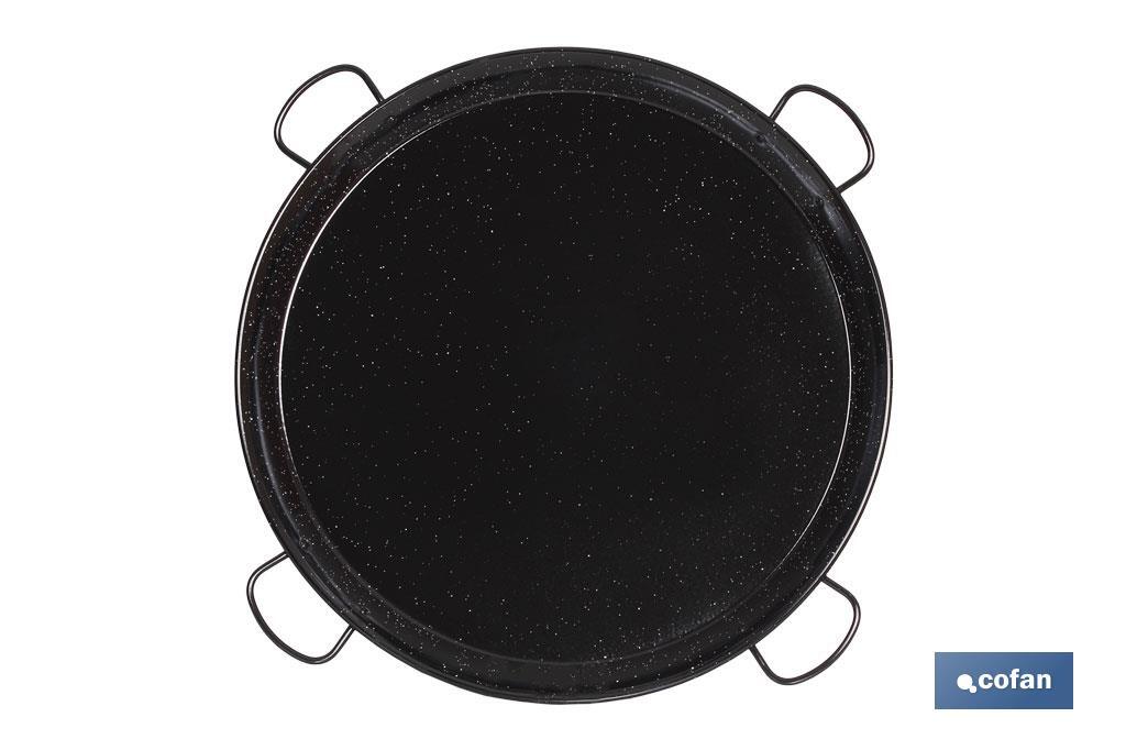 PAELLERA ACERO ESMALTADA Ø115cm (4 asas)