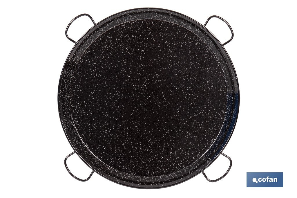 PAELLERA ACERO ESMALTADA Ø115cm (4 asas)