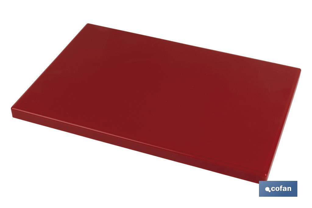 TABLA CORTE ROJO 30x20x1,5 cm. MODELO BRESA