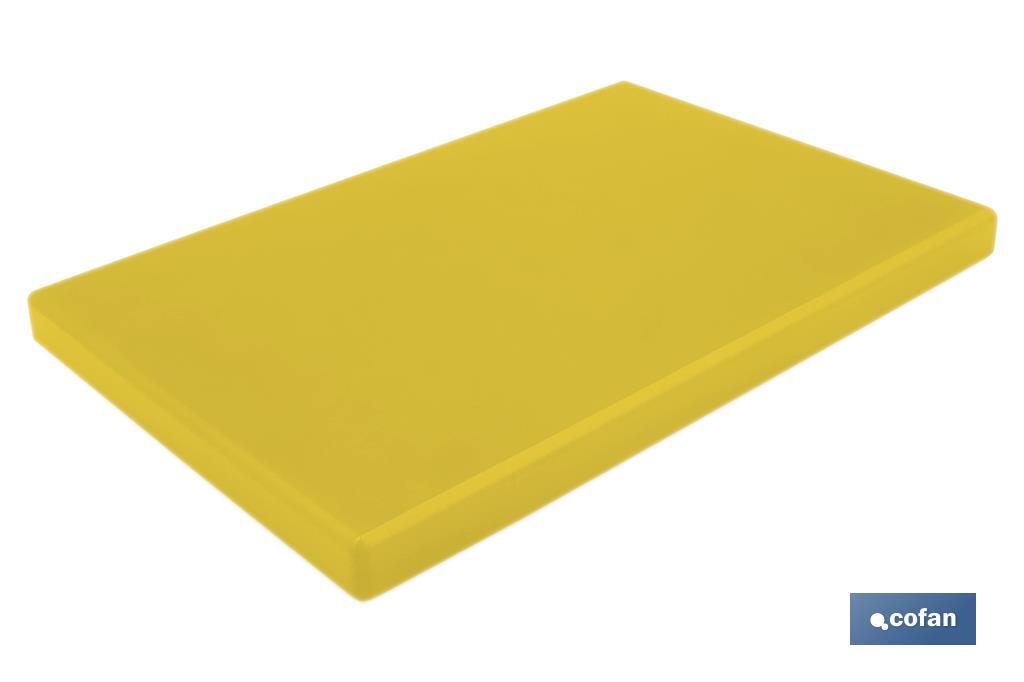 TABLA CORTE AMARILLO 30x20x1,5 cm. MODELO BRESA