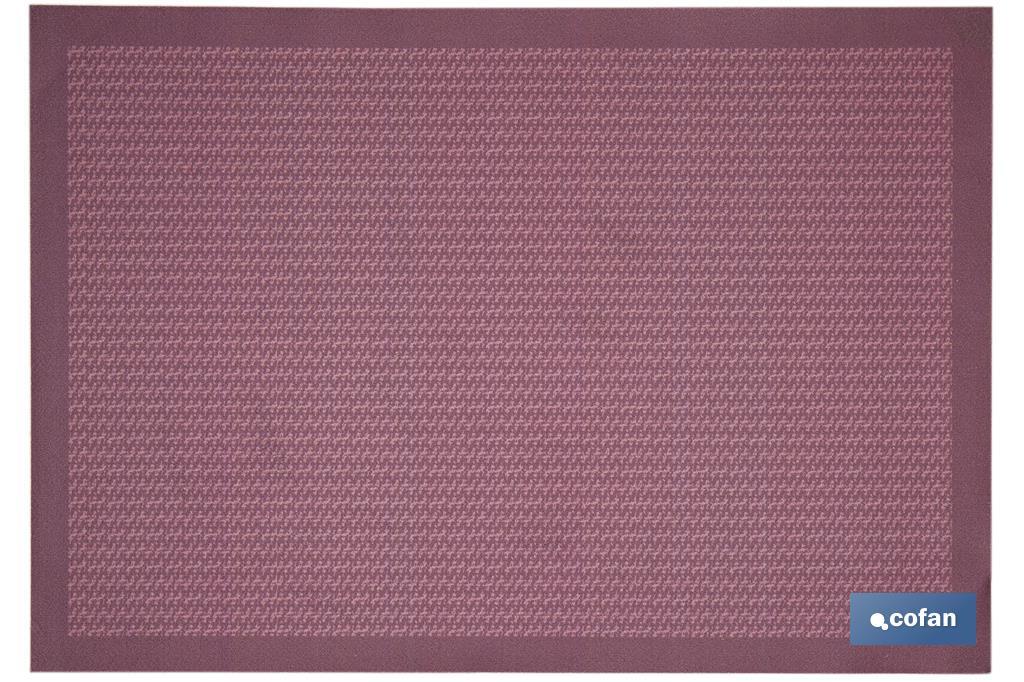 FELPUDO ROJO 50x70cm