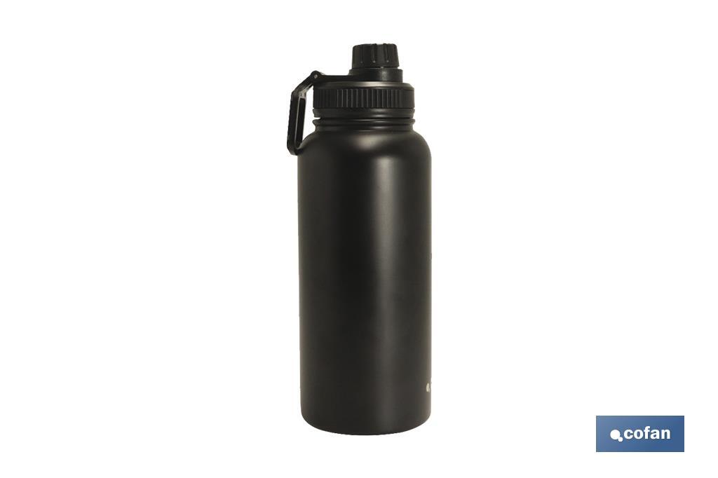 BOTELLA EXTREME DEPORTIVA COLOR NEGRO 550 ml