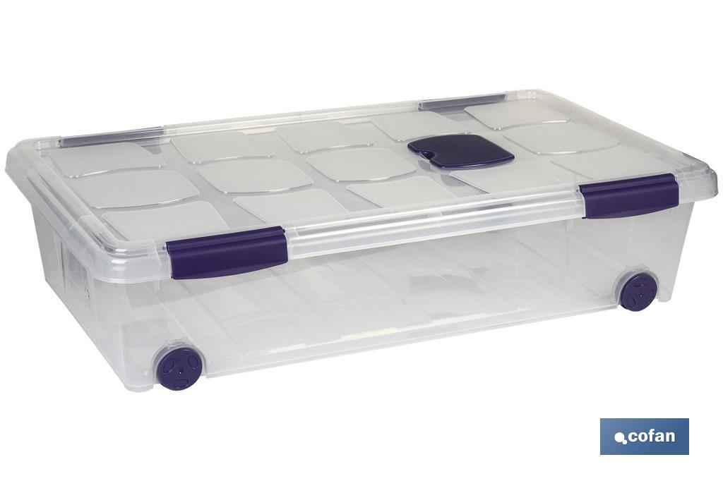CAJA ORDENACION CON RUEDAS 36L MODELO RICORDI 59X40X25cm