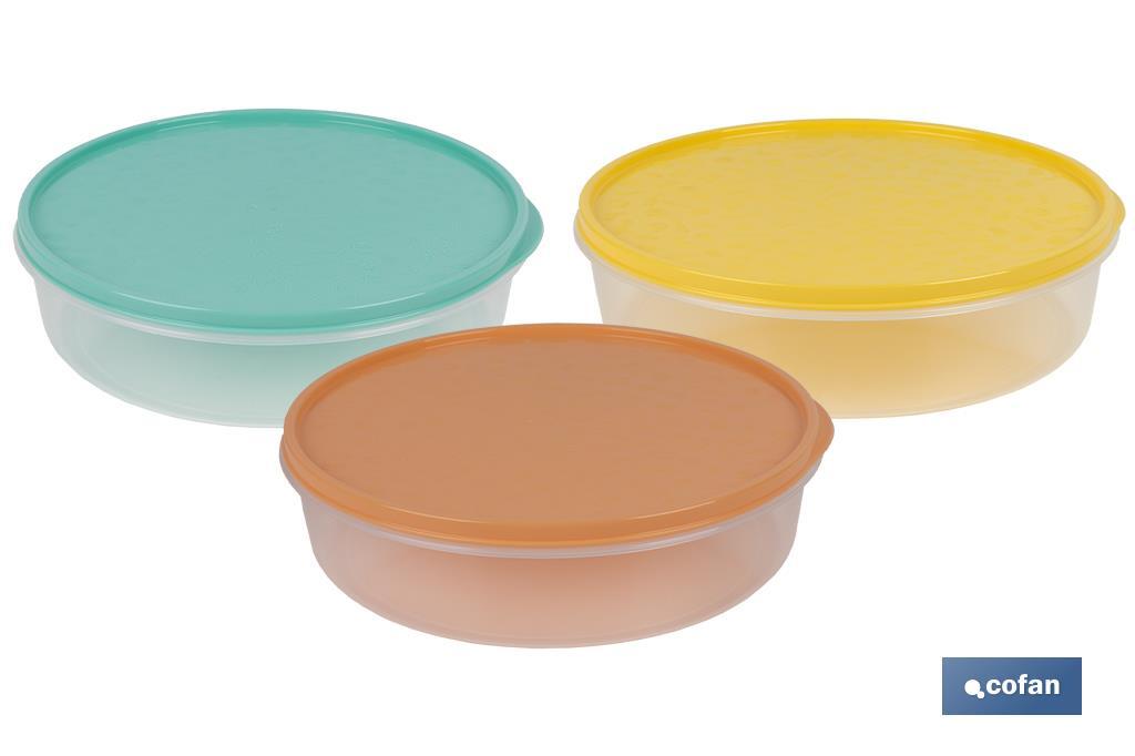 FIAMBRERA TORTILLA REDONDA VERDE 24.5X6.5cm venta unitaria