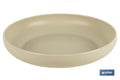 PLATO BEIGE 20cm MODELO NARA 850ml (venta unitaria)