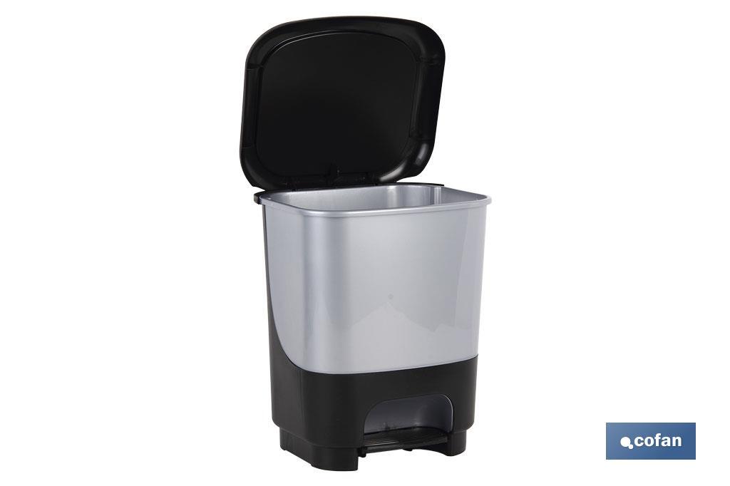 CUBO PEDAL CLASS GRIS 10 L