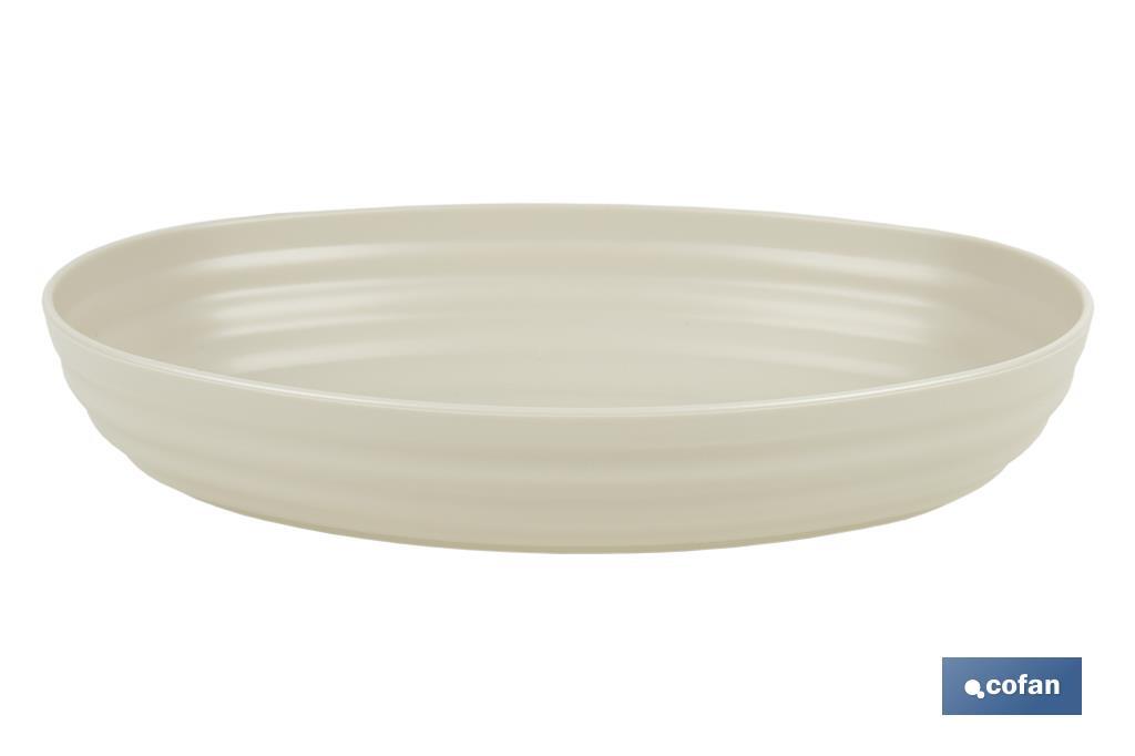 FUENTE OVALADA VERDE AGUA 24X16X5.5cm MODELO NARA 1080ml venta unitaria