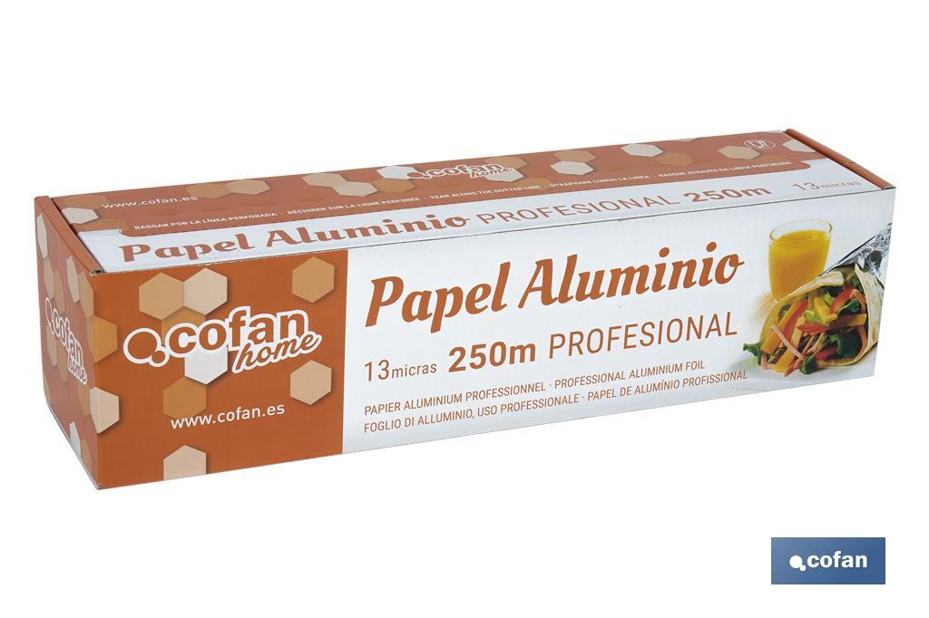 PAPEL ALUMINIO PROFESIONAL 13 MICRAS 2KG