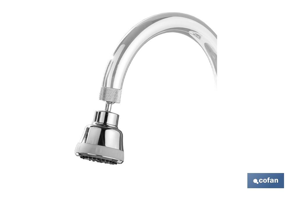 AIREADOR DE GRIFO COCINA 4 FUNCIONES 5.8 x 8 cm METRICA 22 mm