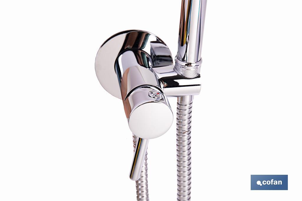 DUCHA HIGIÉNICA PARA INODORO AGUA FRÍA Y CALIENTE COLOR INOX 13 X 7,5 X 10 CM