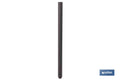 TUBO ALARGADOR DE DUCHA NEGRO M18 Ø24 400 MM