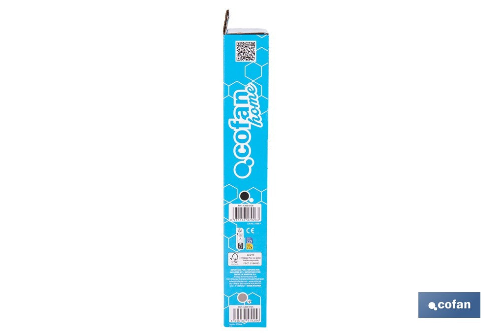 TOALLERO DE ACERO INOXIDABLE 304 PARA MUEBLE DE 36 CM