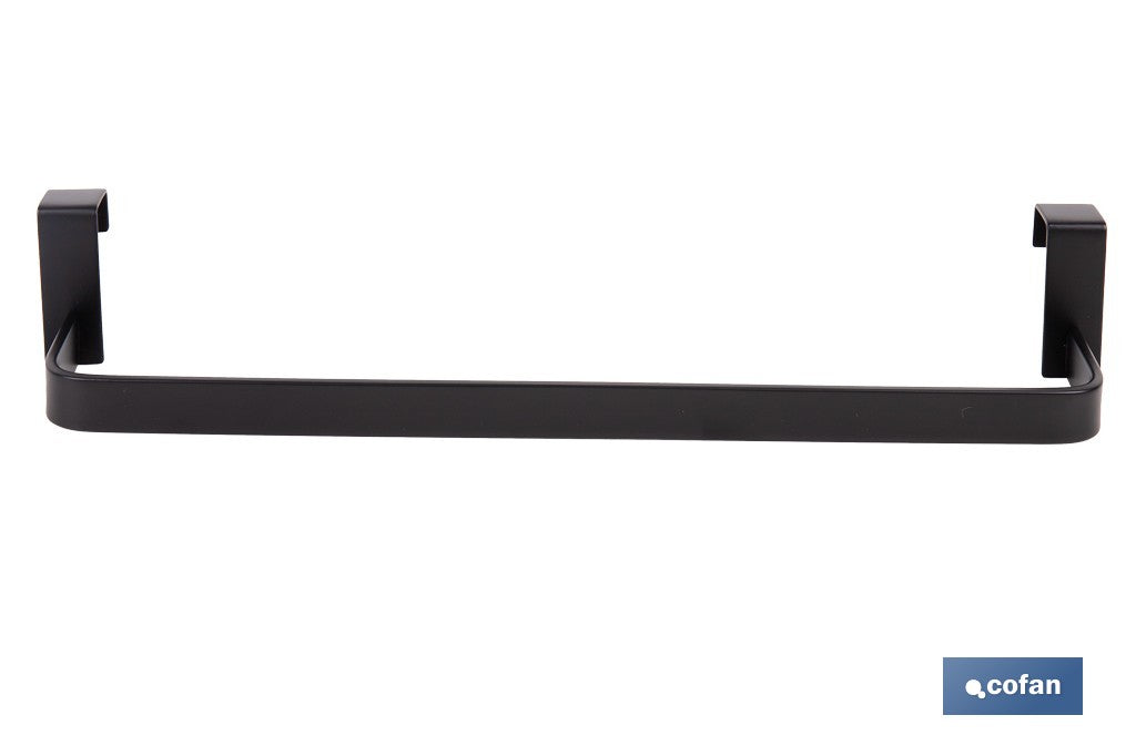 TOALLERO NEGRO MATE PARA MUEBLE DE 36 CM