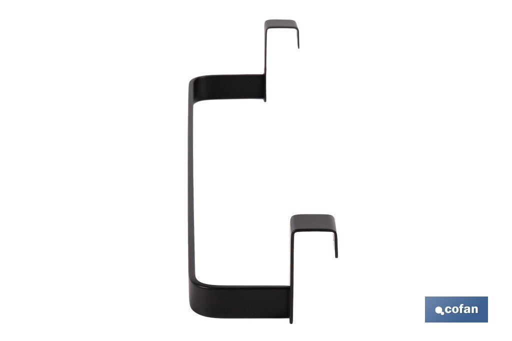 TOALLERO NEGRO MATE PARA MUEBLE DE 36 CM