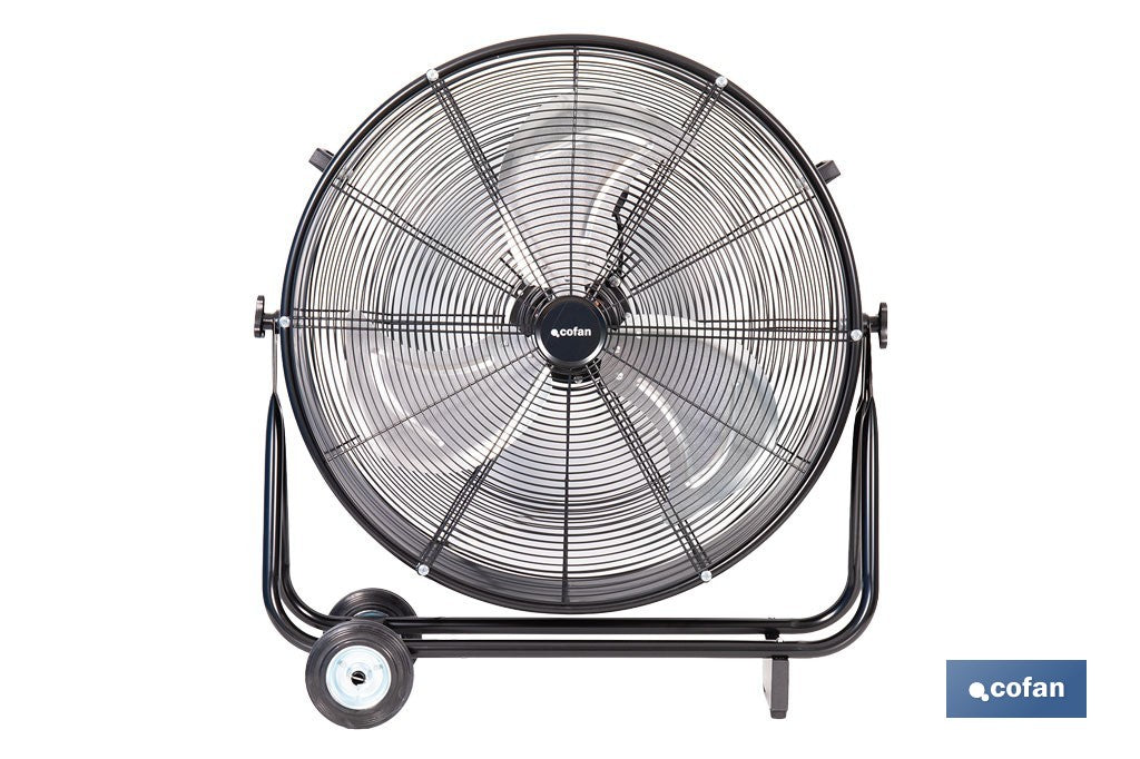 VENTILADOR INDUSTRIAL DE SUELO CON 3 VELOCIDADES Ø60 CM 124 W