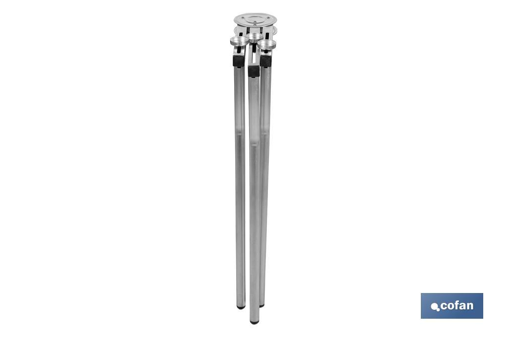 TRÍPODE REGULABLE PARA QUEMADOR ALTURA 70 CM