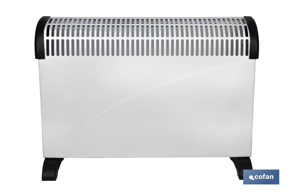 CONVECTOR CON TERMOSTATO REGULABLE 750/1250/2000 W